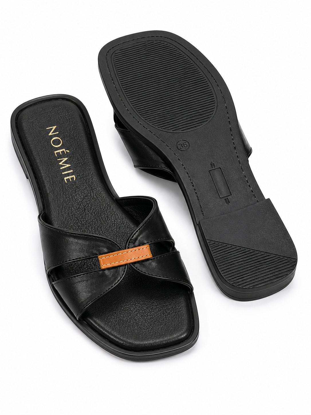 Colette Cross-Strap Slides